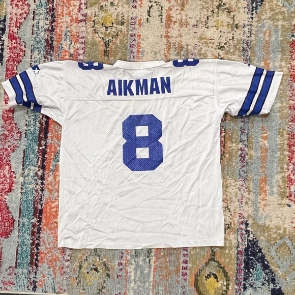 Troy Aikman Dallas Cowboys Starter NFL Football Sports Jersey Boys Kids Youth - Picture 2 of 11
